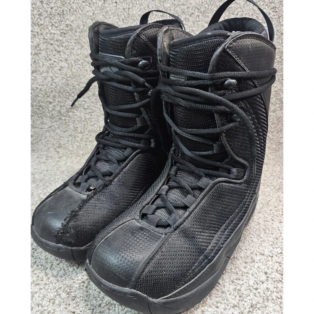 Lamar Snowboard Boots Mens‎ Size 7 Justice Linered Mens Black